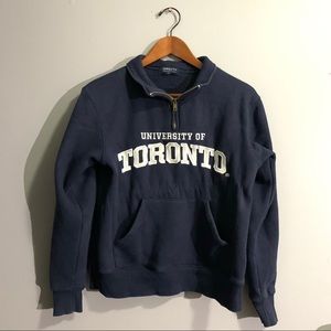 University of Toronto Varsity Quarter Zip Sweater